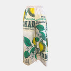 Lemon Feed Sack Print Wide Leg Pant