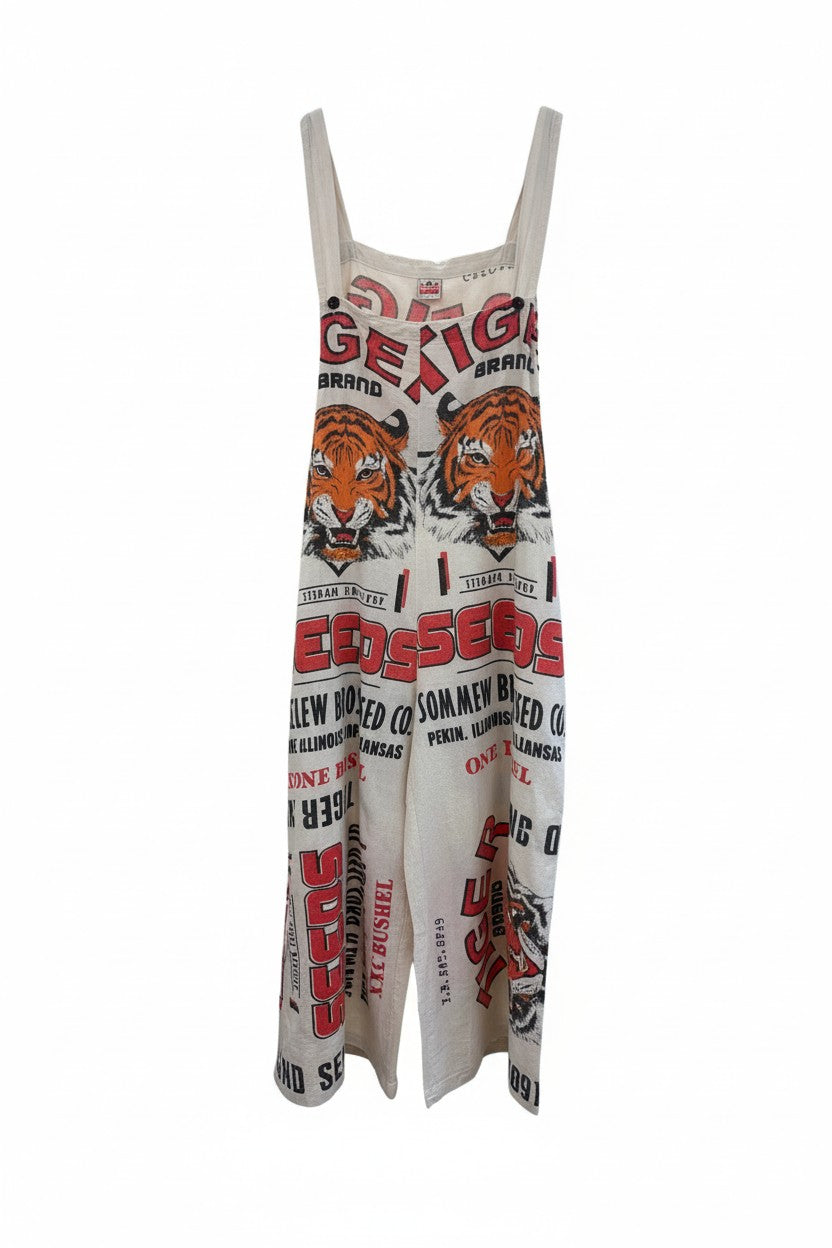 Tiger Seeds Print Overall