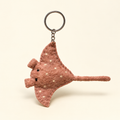 Handmade felt stingray keychain