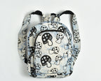 Handmade Tie Dye Mushroom Backpack: Small Cotton Daypack