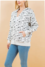 Dog Hoodie: Soft Fleece Zipper Jacket - Dog Mom Gift