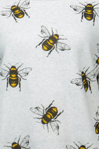 Queen Bee Fleece Sweatshirt: Empowering Honeybee Design