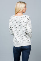 Fleece Sweatshirt: Playful Multi-Dog Design