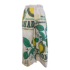 Lemon Vintage FeedSack Print Cotton Wide-Leg - 100% Cotton - One Size
