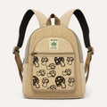 Hemp Mushroom Backpack: Vegan Mini Backpack, Handmade in Nepal