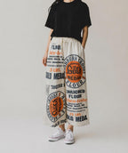 Gold Medal Flour Vintage Sack Print Cotton Wide-Leg - 100% Cotton - One Size