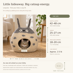 Long-Ear cat cave measurement guide
